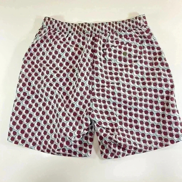 Mr Swim Trunks Geometric Pattern Men's Size XL Board Shorts Pockets & Zip Fly - Picture 7 of 14